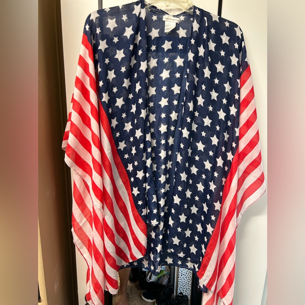 American Flag Poncho 🇺🇸